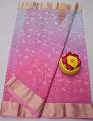 Wholesale Price Rajasthani Kota Doria Saree with All-Over Embroidery – Pure Cotton & Lightweight Order Sample