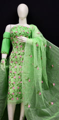 Wholesale Price Embroidery Work Kota Doria Dress Material