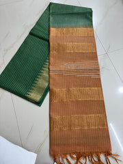 Wholesale Quantity Woven Design Semi Tussar Silk Saree Order Sample