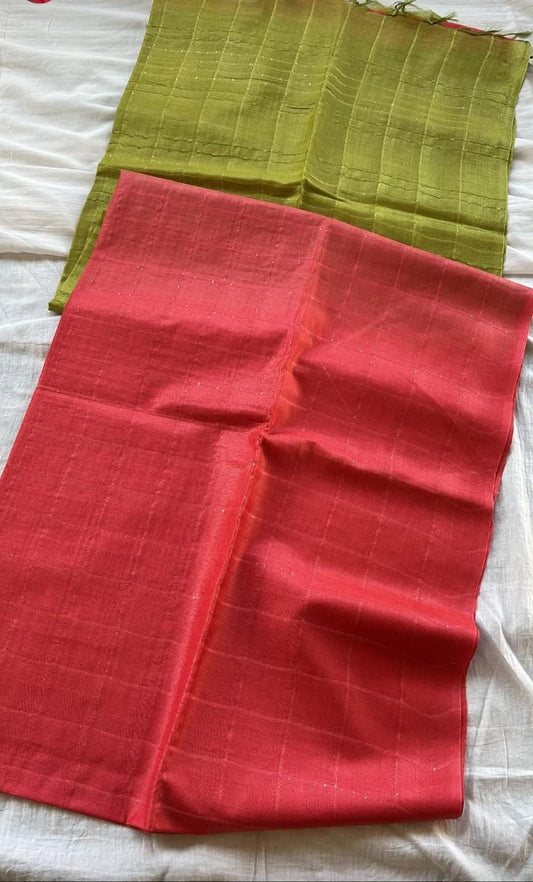 Wholesale Quantity Katan Staple Semi Tussar Silk Saree