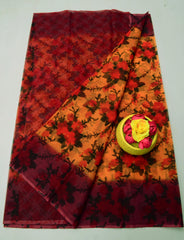 Wholesale Quantity Printed Pure Cotton Kota Doria Saree