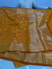 Bulk Price Semi Katan Banarasi Soft Silk Saree
