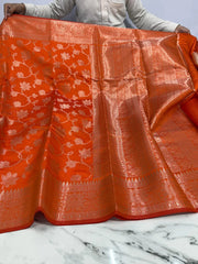 Bulk Price Semi Katan Banarasi Soft Silk Saree