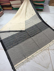 Bulk Quantity Cotton Jamdani Saree With Dobby Weaving Order Sample
