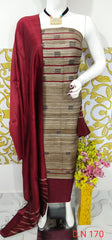 Bulk Quantity Elegant Handloom Weaved Raw Silk Suit in Faleure Dupion Fabric