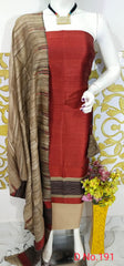 Bulk Quantity Elegant Handloom Weaved Raw Silk Suit in Faleure Dupion Fabric