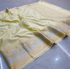 Bulk Price Exquisite Banarasi Semi Katan Dupion Silk Saree
