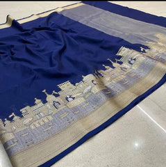 Bulk Price Exquisite Banarasi Semi Katan Dupion Silk Saree