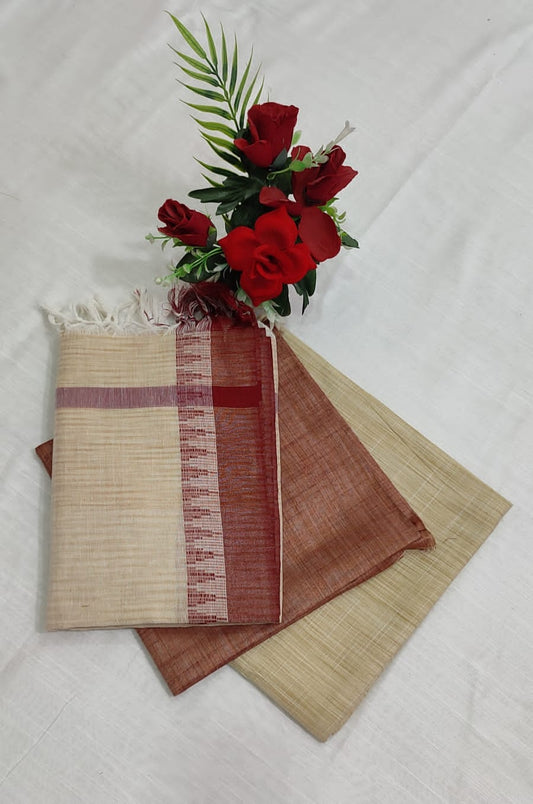 Wholesale Quantity Handwoven Cotton Dupion Silk Suit Piece