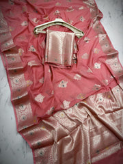 Bulk Price Banarasi Soft Semi Katan Silk Saree with Zari Buti Work
