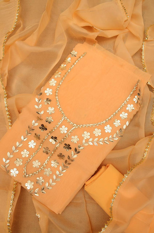 Bulk Price Organza Gota Patti Work Suit