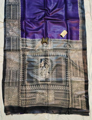 Bulk Price Pure Ghicha Silk Saree Screen Print