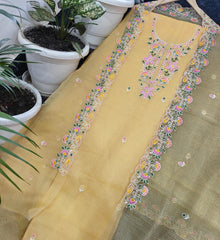 Bulk Price Kota Doria Embroidery Work Suits
