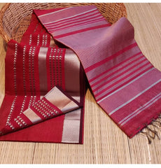 Bulk Quantity Maheshwari Semi Silk Saree With Copper Weaving Design