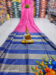 Wholesale Quantity Kota Woven Viscose Silk Saree With Zari Pallu