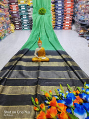 Wholesale Quantity Kota Woven Viscose Silk Saree With Zari Pallu