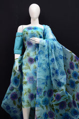Wholesale Price Printed Kota Doria Cotton Dress Material Order Sample
