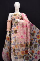 Wholesale Price Printed Kota Doria Cotton Dress Material Order Sample