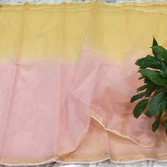 Wholesale Price Pure Cotton Plain Kota Double Color Saree