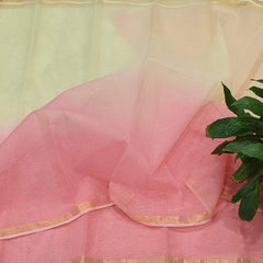 Wholesale Price Pure Cotton Plain Kota Double Color Saree