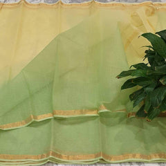 Wholesale Price Pure Cotton Plain Kota Double Color Saree