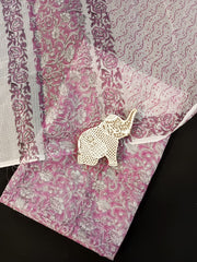 Wholesale Price Hand Block Printed Kota Doria Dress Material