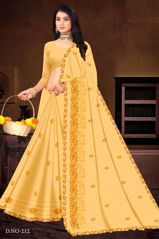 Yashika Pure Cotton Embroidered Saree  - Set of 8 Sarees