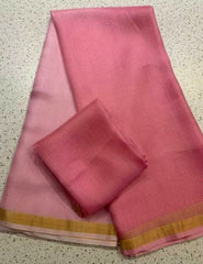 Wholesale Price Kota Doria Pure Silk Saree Order Sample