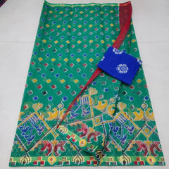 Wholesale Price Pure Cotton Screen Printed Kota Doria Saree