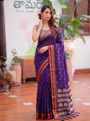 Bulk Quantity Soft Silk Gold Buti Woven Saree