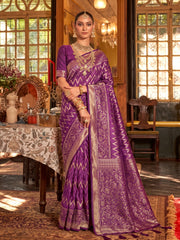Wholesale Quantity Silk Zigzag Woven Saree