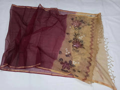 Wholesale Price Pure Cotton Kota Doria Hand Painted Dupatta Order Sample